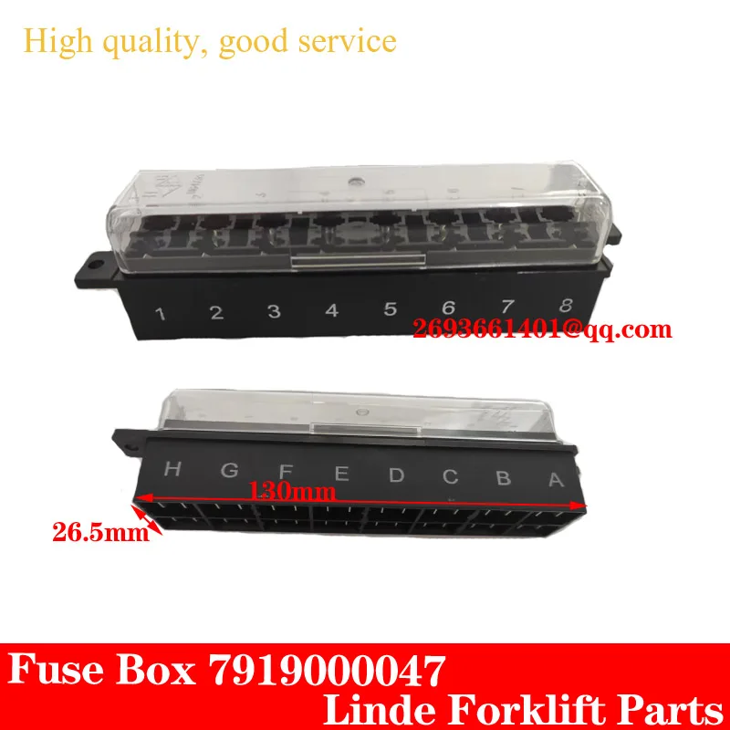 Fuse Box  HG4735-8 Linde Forklift Parts 7919000047 for E16C,E30