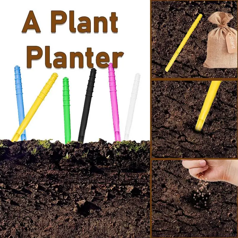Dibber Planter Transplanter Adjustable Hand Dibber Dibber Planter Transplanter Garden Tool Efficient Transplanter For Beans 3