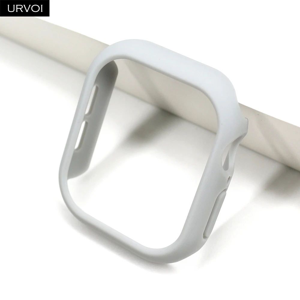 Premium Ultra-Thin Candy PC Case for Smartwatch - Sleek Protective Bumper Frame Accessory