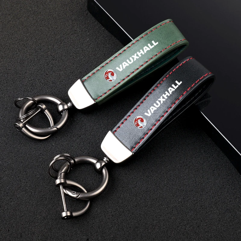 Luxury Leather Lanyard Keychain Car Key Ring Jewelry Accessory