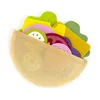 28PCS Felt Food Burger Sandwich Food Set Children Pretend to Play Food Sandwich Toys Children's Kitchen Role Playing Gifts 3