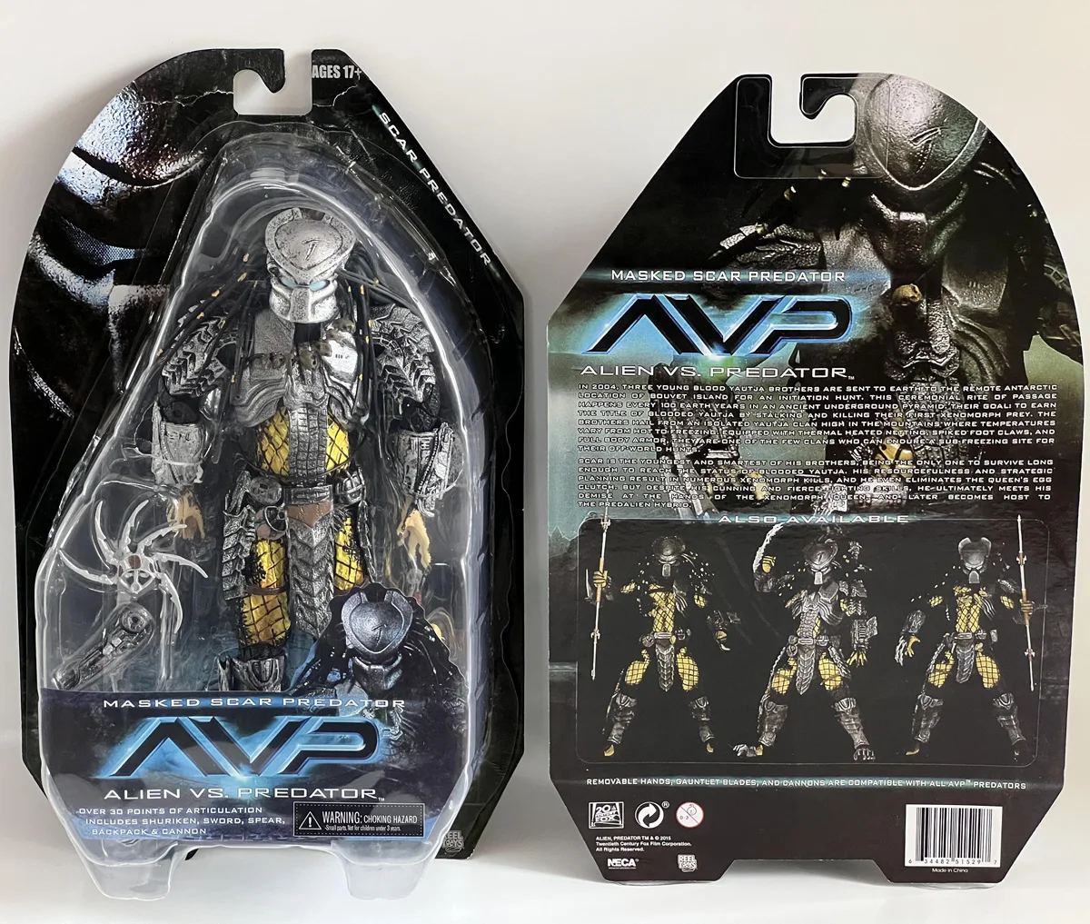 NECA AVP \"SCAR PREDATOR\" フィギュア 新品・未使用品 NECA Alien vs. Predator Series 14 Scar Predator 7 Action