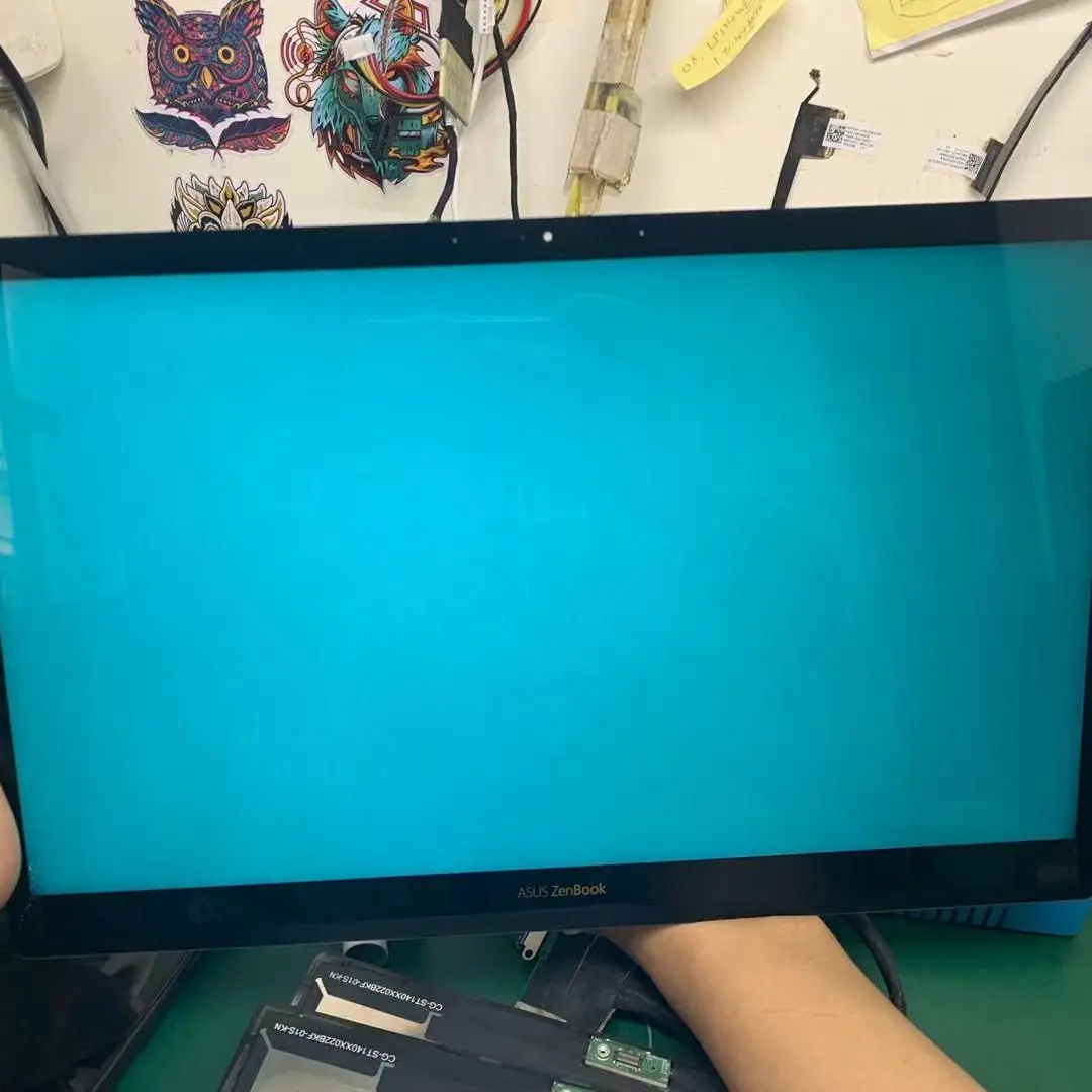 Tela do Painel de Vidro Lcd Montagem Lcd Completa Capa para Asus Zenbook v Deluxe Ux3490u Ux490 Ux490u Ux490ua - Imagem 4