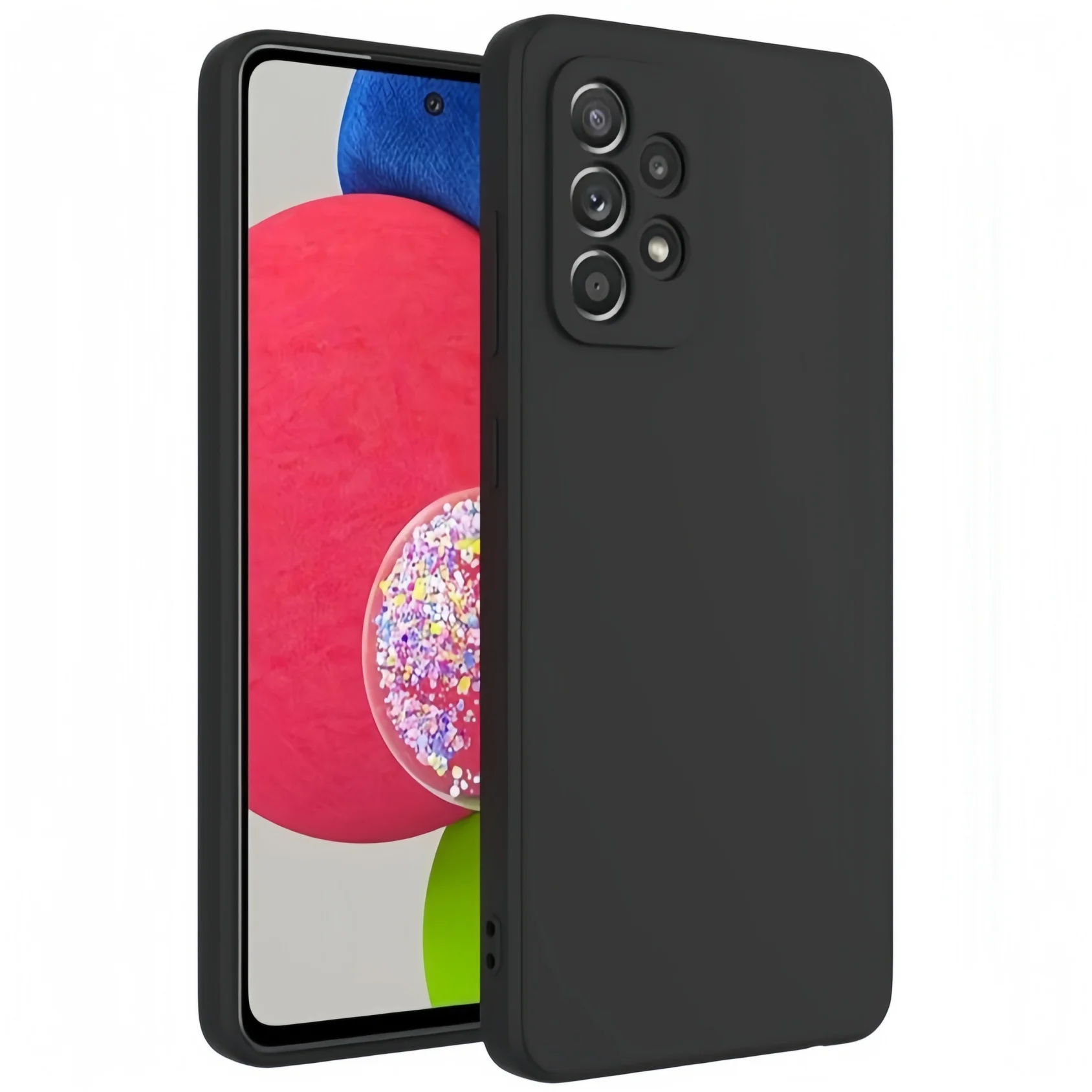 Noble Fashion Shockproof Protective Liquid Silicone Case - Solid Colour