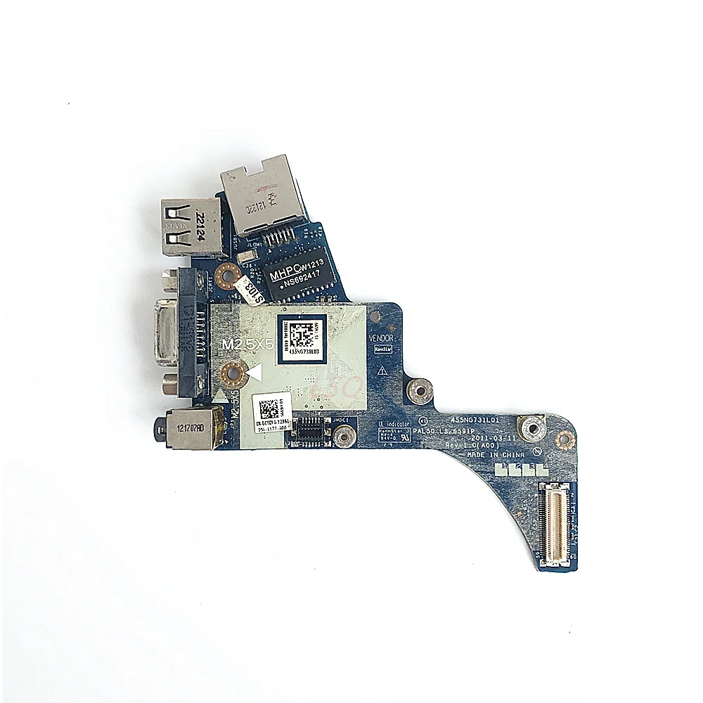 

USB-зарядка для ноутбука Dell Latitude E6420, VGA сетевая карта RJ45, аудиоплата 100%, тест ОК
