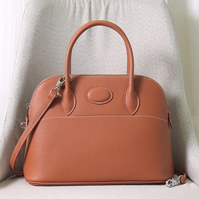 Hermes Orange Togo Leather Bolide 31 Bag Hermes