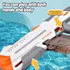 2024 New Electric water gun boy fully automatic water spray light water-absorbing water gun children's water gun Outdoortoy 3
