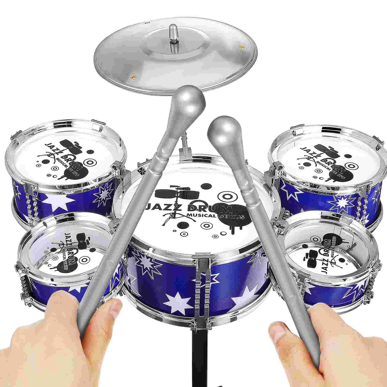 

Kids Drum Set Kids Jazz Drum Kit Toddler Toys Drums Stool Pedal Percussion Musical Instruments Drum Toy Birthday Early Education