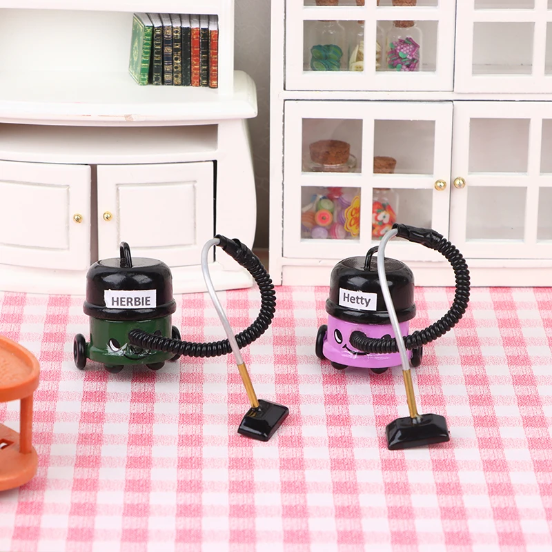 1:12 Dollhouse Miniature Vacuum Cleaner Simulation Furniture Model Decor Toys 1 12 dollhouse miniture simulation english book furniture ornament model игрушки miniature items