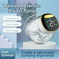 Wearable Breast Pump Double-sided Painless Electric Fully Automatic Integrated Breast Pump Hands-free and Portable Breastfeeding 1