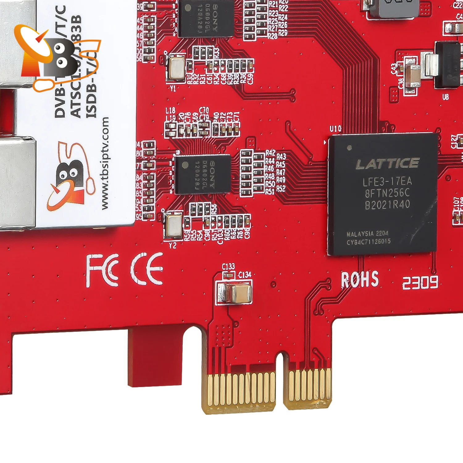 PC、TV、デジタルステレオラジオ用のデュアルTVチューナーカード