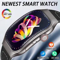 Newest Smart Watch Men 2.01"AMOLED HD Bluetooth Call Display Always Show Time Health Monitor Waterproof Sports Smartwatch Women