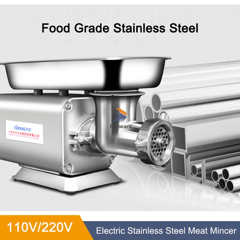 Mincer Electric Meat Grinder Commercial Sausage Stuffer 110V 220V Heavy Duty Stainless Steel Chopper 2