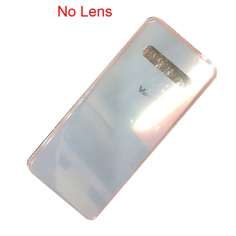 LG V60 ThinQ 배터리 커버 용 새 원본 LG V60 Thinq 후면 배터리 커버 용 후면 유리 하우징 백 케이스 백 쉘