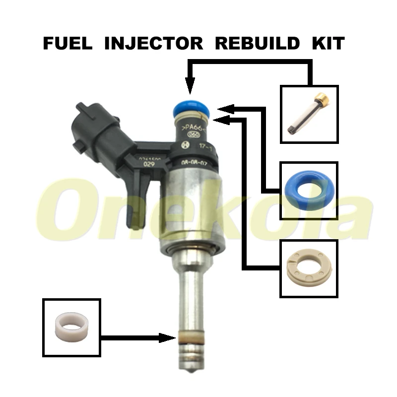 Fuel Injector Repair Kits for GDI 2007-2009 Mini Cooper Countryman 1.6L L4 0261500029 0261500073
