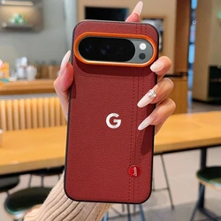 Premium Officiële Business Leren Case met Metaal Camera Lens Bumper en Anti-Drop Bescherming