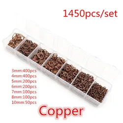 Colorful Open Jump Rings Set (1450pcs Copper)