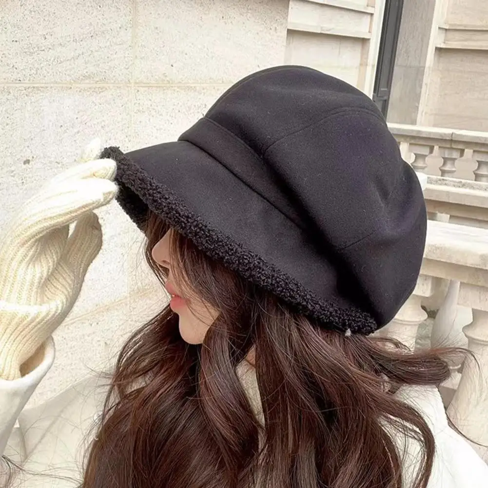 

Women Hat Stylish Windproof Beret Hat for Women Ultra-thick Cold Weather Cap Autumn Winter Outdoor Headgear Women Winter Beret