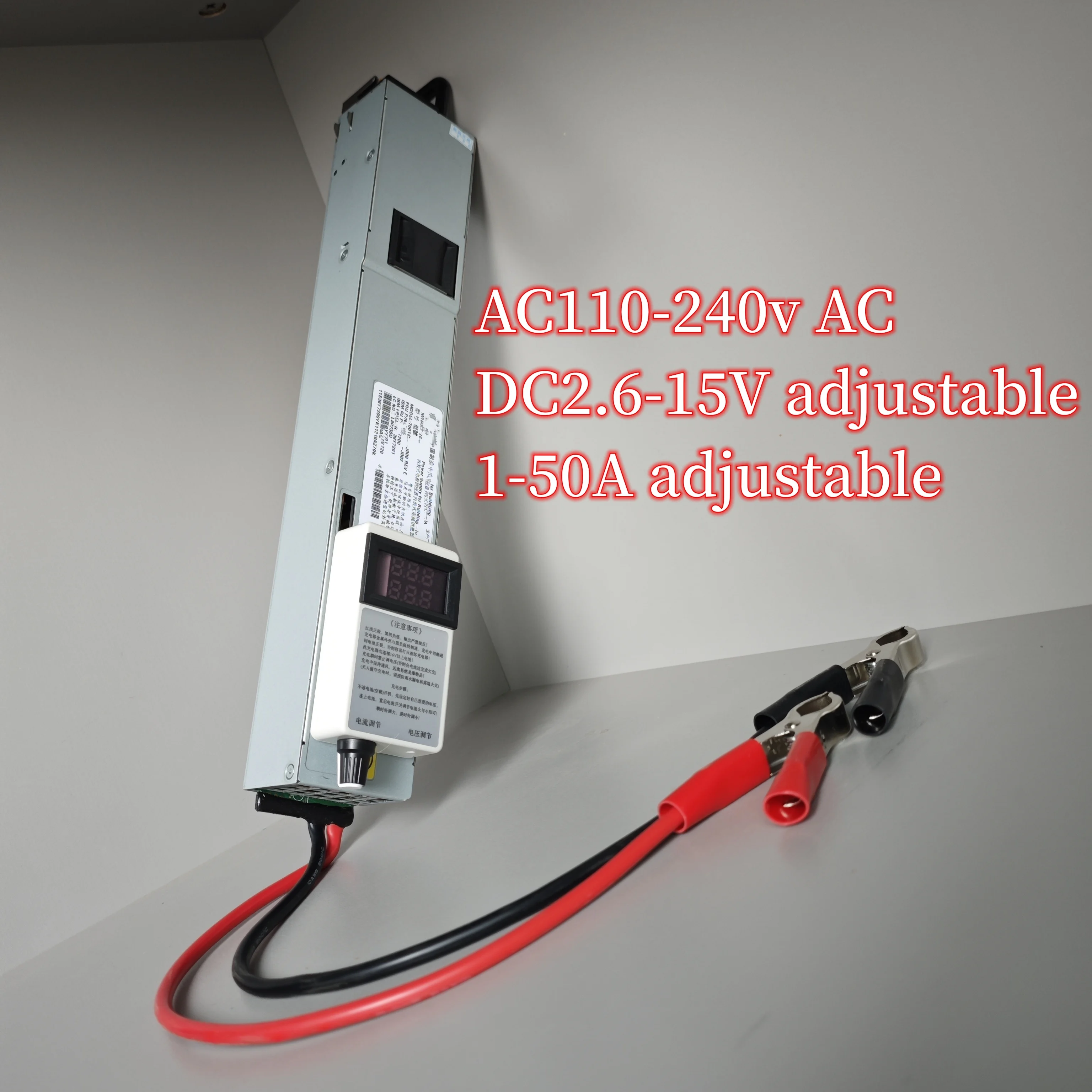 Adjustable Charger 1A-50A 40A Current 2V~ 30V Voltage Adjustable Charger 12V 14.6V 24V 29.2V 3.65V Lifepo4 Li-ion Lipo Lithium Fast Charge 4S 8S
