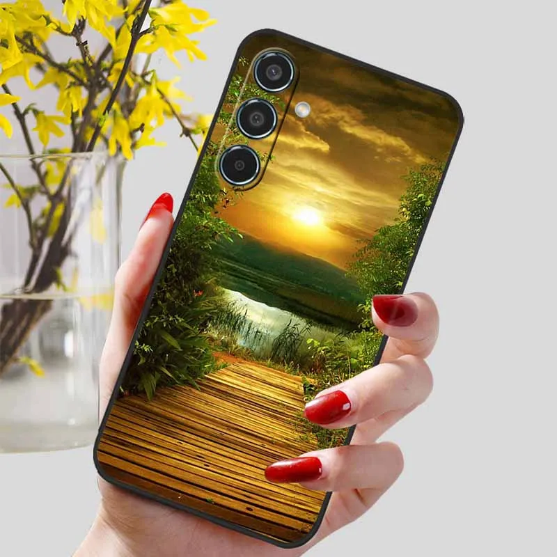 Luxury Floral TPU Silicone Soft Bumper Case - Protective Cover