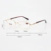 Ahora Metal Frame Glass Lens Presbyopia Reading Glasses Men Women Fashion Square Eyeglasses +0.5+0.75+1.0+1.25+1.5+1.75+2.75~+6 5