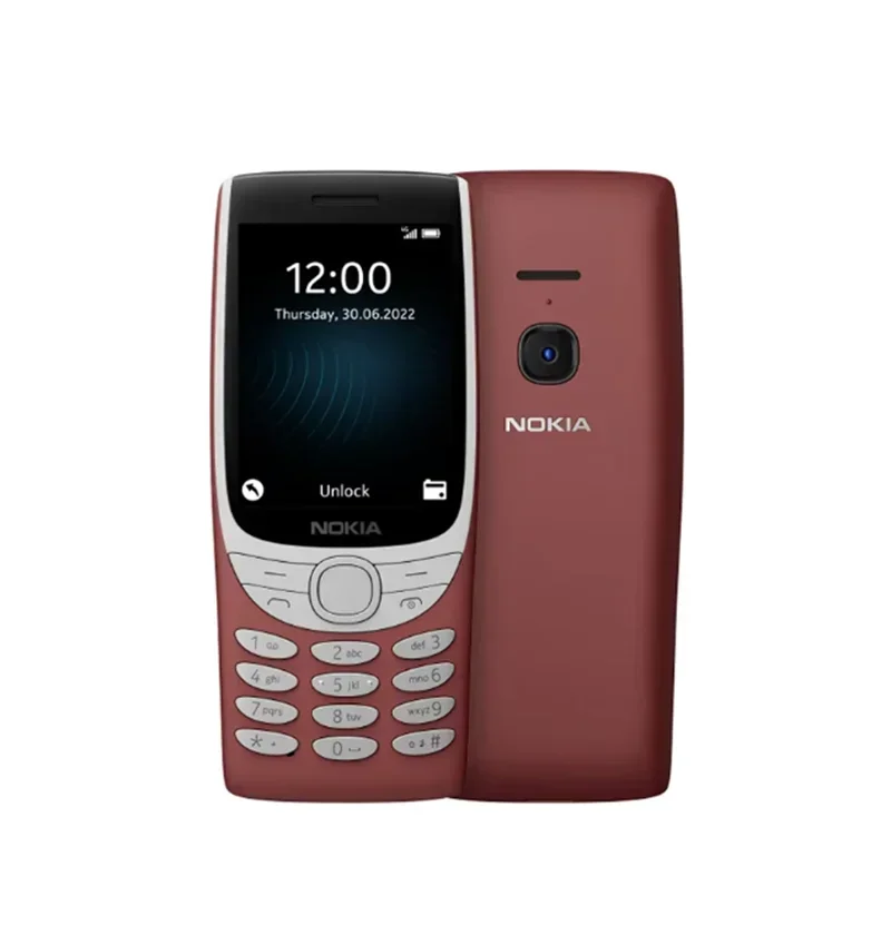Nokia 8210 4G Feature Phone 2.8 Inch Display Bluetooth 5.0 1450mAh Dual SIM FM  Push-button unlocked  used Phone 6