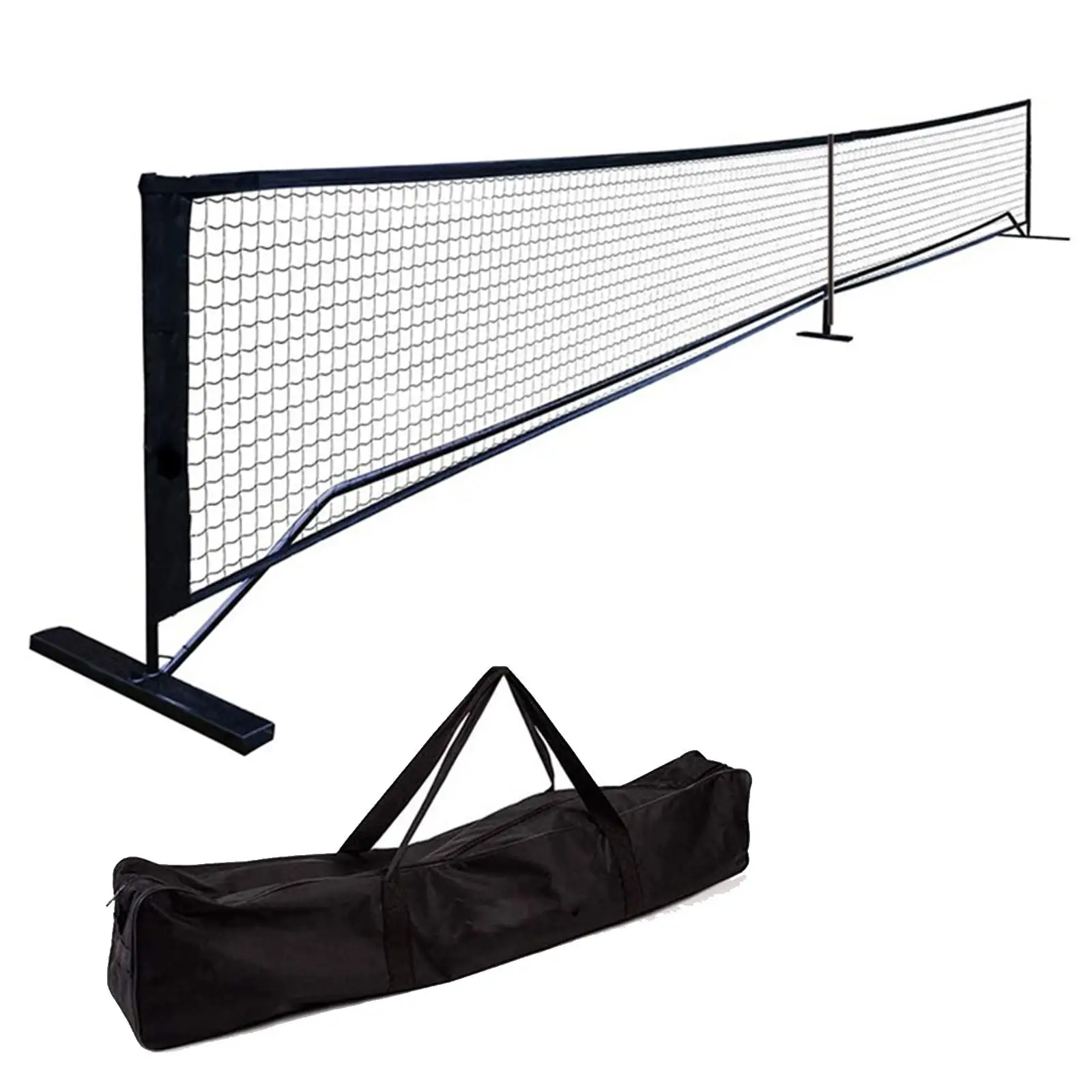 

Сетчатая система Pickleball, простая установка, черный пиклбол, игровые задние дворы, для вечеринок с сумкой, железная рама, сетчатая сетка, подъездные матчи