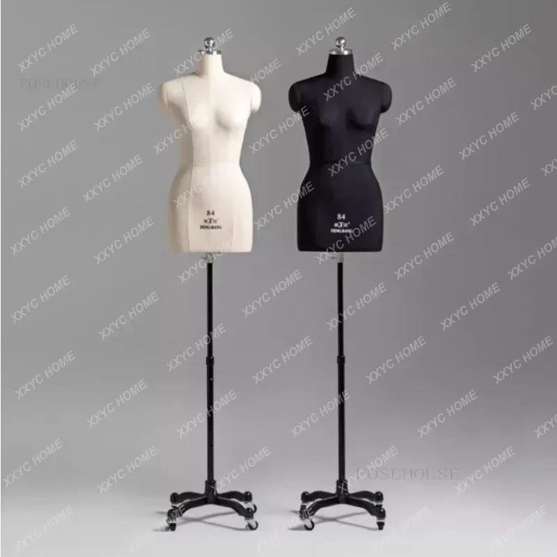 

Sewing Female Tailor Mannequin Body for Clothes Design and Bust Dress Form Stand Metal Base Model Mannequin Display Stand
