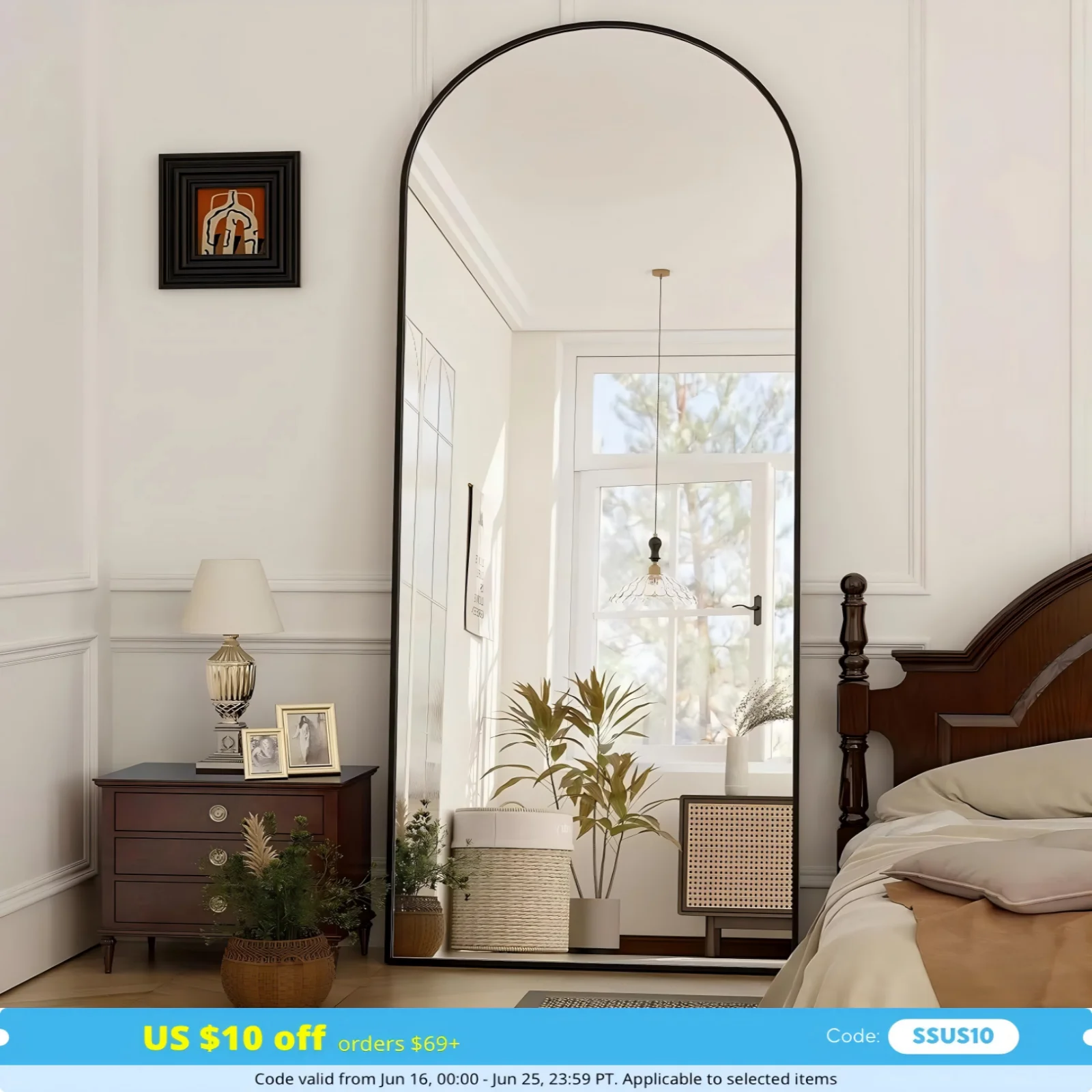 21x64" Arched Full-Length Mirror 1
