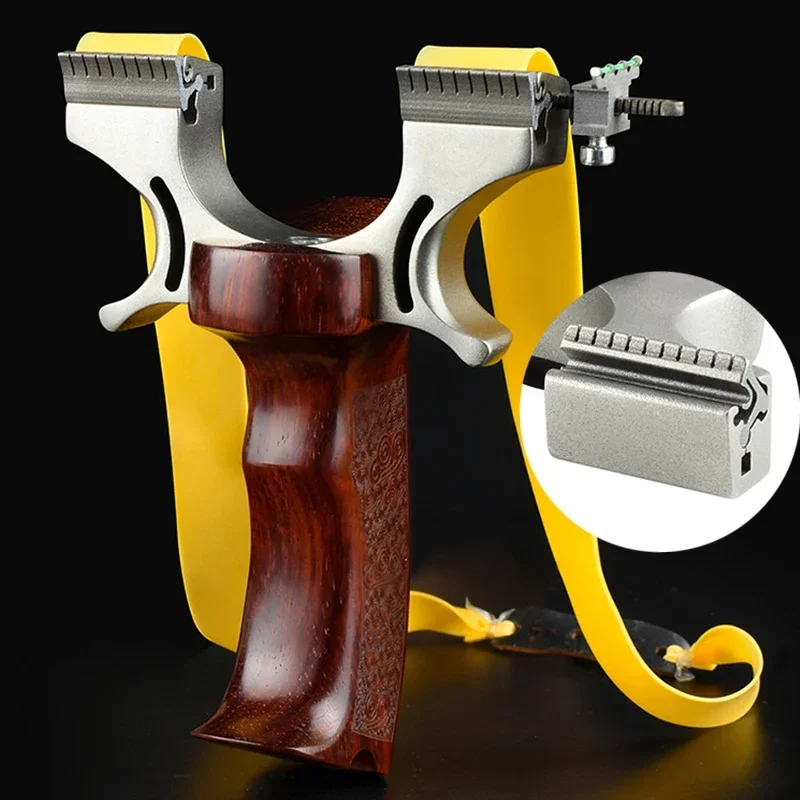 

Stainless Steel Dragon Tooth Slingsshot Quick Installation Leather Band Slingshot Outdoor Hunting Shooting Slingshots Simpleshot