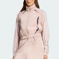 Veste de sport courte tissée rétro Adidas Originals Trefoil pour femme KE9787 1