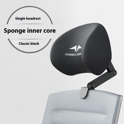 Ergonomic Adjustable Office Chair Headrest Cushion - Enhanced Comfort & Support (Black)