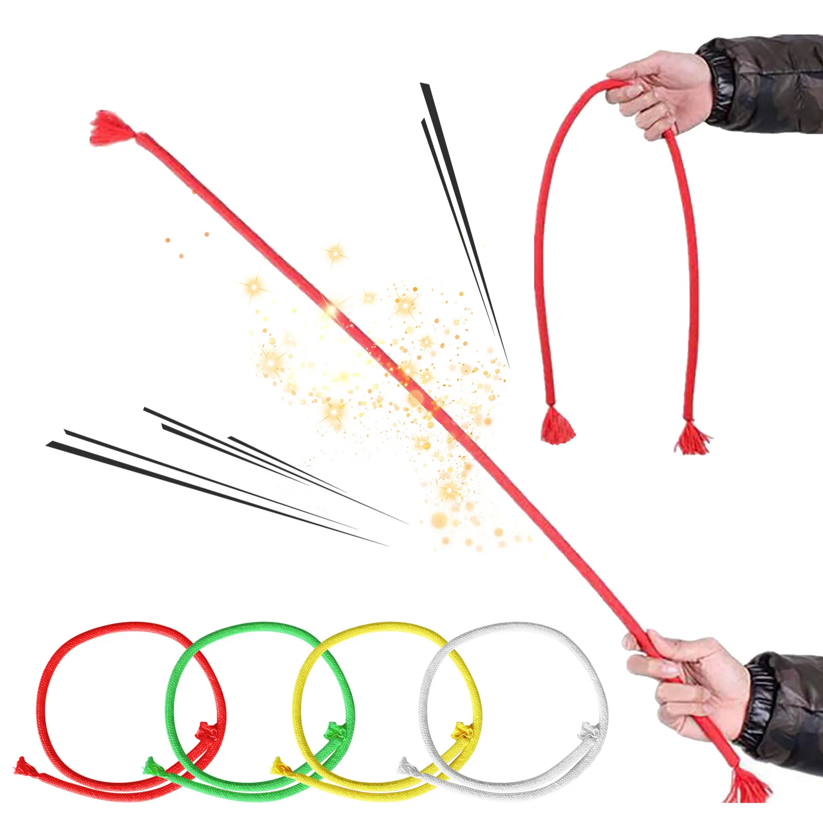 Street Close Up Rope Soft Hard Bend Rope Stiff Rope Magician Props Toys ...