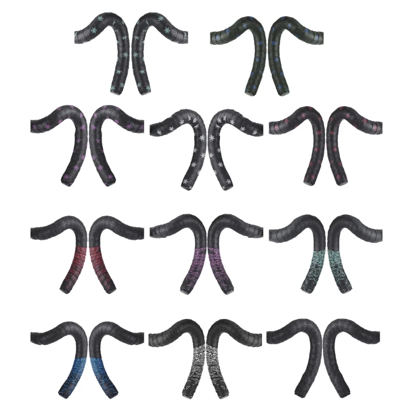 

2pcs Road Bike Handlebar Tape Non-Slip Shock Handle Bar Tape Cycling Handle Wrap Dropship