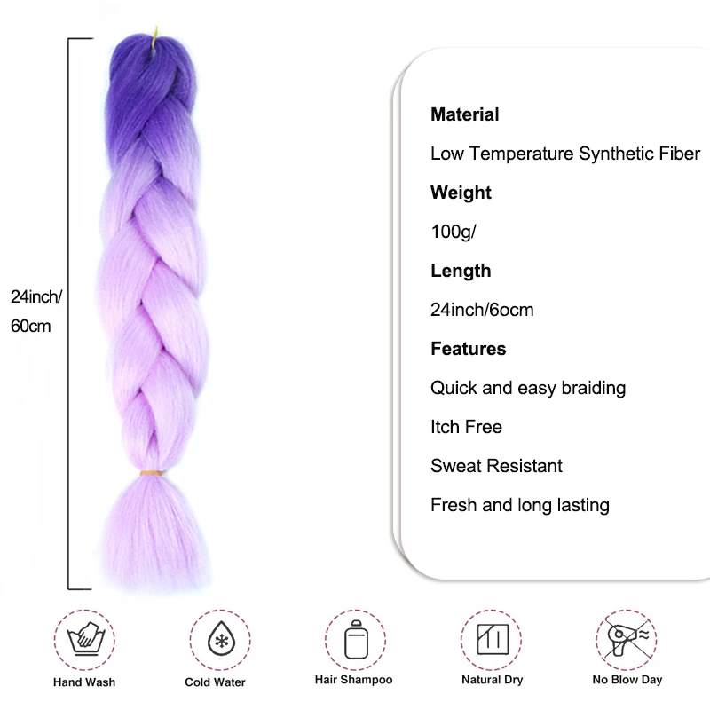 LUPU 24 inch synthetic giant woven hair cap heat-resistant fiber knitted hook design Halloween costume party Christmas