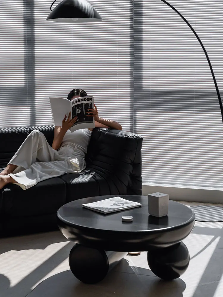 

Modern minimalist circular luxury coffee table