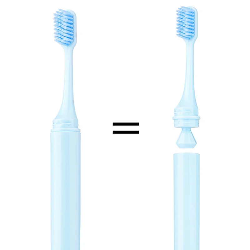 3Pcs 여행 칫솔 접이식 휴대용 소형 치과 브러시 성인 부드러운 칫솔 캔디 색상 청소 치아