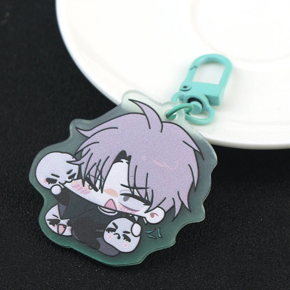 Alien Stage Anime Keychain Women Acrylic Key Chain Toy Kawaii Key Ring Bag Pendant