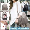 New Fashion Nylon Solid Color Lightweight Waterproof Large Capacity Detachable Shoulder Strap Multi Functional Women's Backpack 6