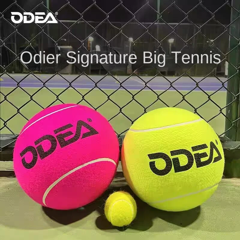 ODEA Big Ball Event Commemorative Star Signed Ball Collection Inflatable Ball Large Big Tennis Signed Ball