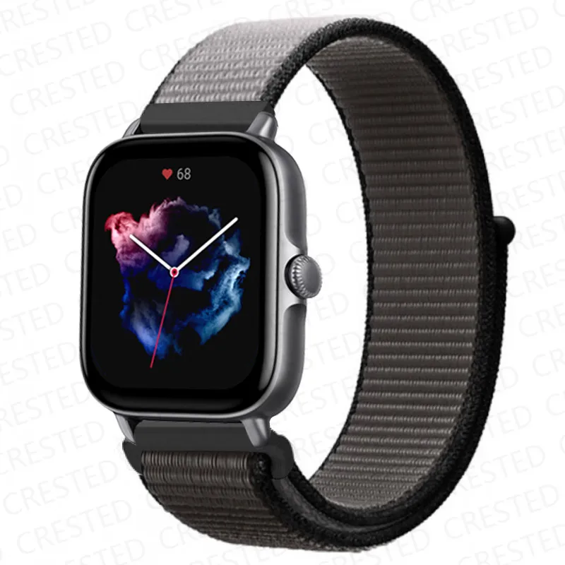 Nylon Sport Watch Band Bracelet - 20mm/22mm Adjustable Strap
