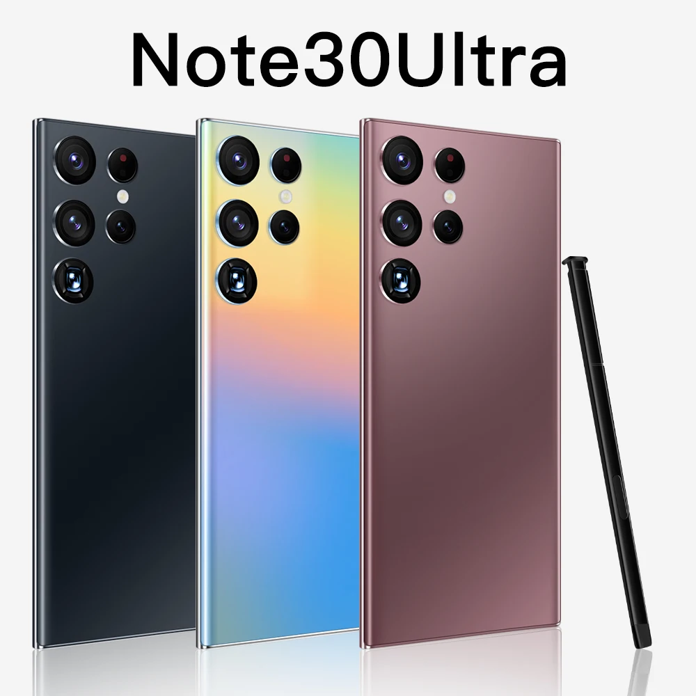 Global Version Note30Ultra 5G 16GB+512GB 4G LTE 5G Android 6.8 inch Infinity-O Display 2400*3200 100% Original cheap android cell phones