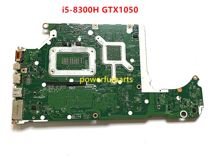 best pc motherboard brand DH5VF LA-F952P for ACER AN515-52 AN515 laptop motherboard CPU i5 8300H GPU GTX1050 RAM DDR4 working good motherboard pc