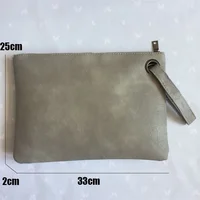 Fashion Solid Women's Clutch Bag Leather Women Envelope Bag Clutch Evening Bag Female Clutches Handbag - Image 6