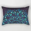 Red Maple Leaf Tropical Plants Flowers Leaves Pillow Covers High Quality Short Plush Velvet Rectangle  Pillow Cases Four Sizes 5