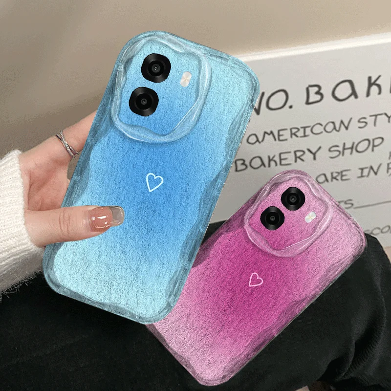 Flexible Shockproof TPU Case with Loving Heart Pattern