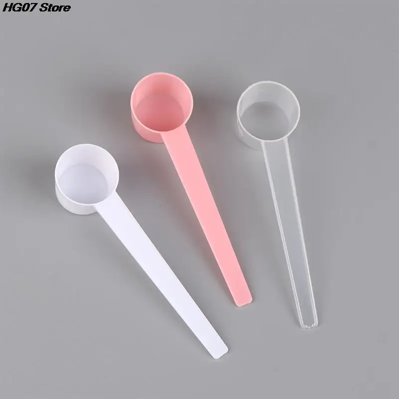 Kitchen Measuring Spoons Measuring Spoon Set 10Pcs 5g Reusable Food Grade Spoon Plastic Measuring Scoop PP Measure Spoon Milk Coffee Teaspoon Milk Powder Kitchen
