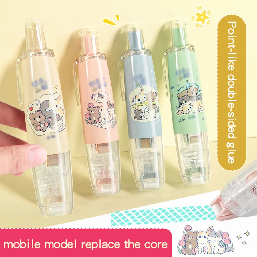 5M Can Replace The Core Press Type Glue Double-sided Adhesive Correction Student Supplies Wrong Question Modification 1Pcs