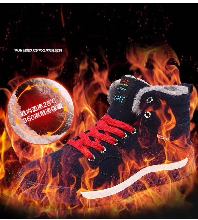 Bild 10.jpg Cozy Winter Men's Snow & Hiking Boots: Plush. Warm. Non-slip - true deals club