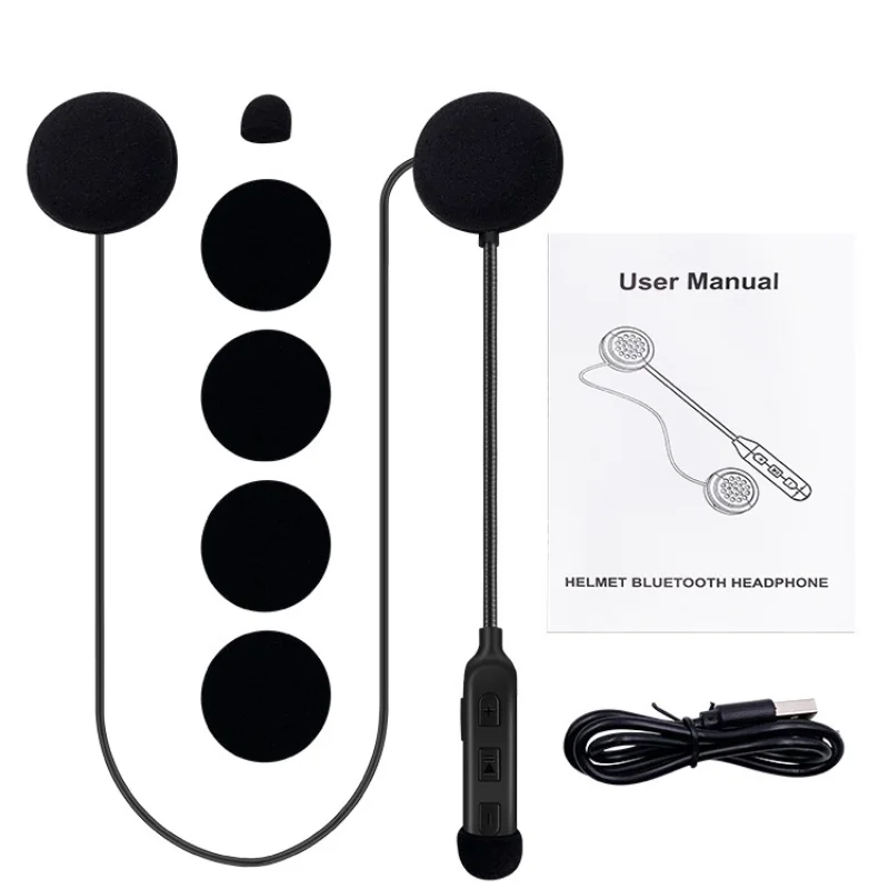 

PortableIntegrated Motorcycle Helmet Bluetooth Headset Modification Music Phone Rider Navigation Wireless Built-in Headset